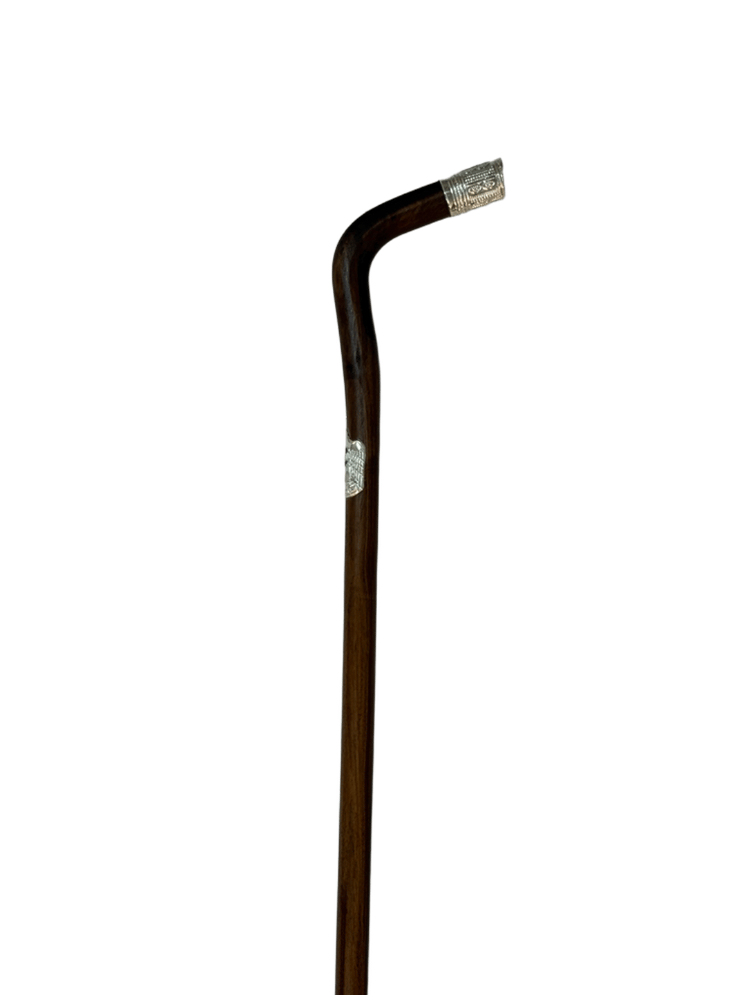 Atam Wood Cane with Silver – Brown Color - 2