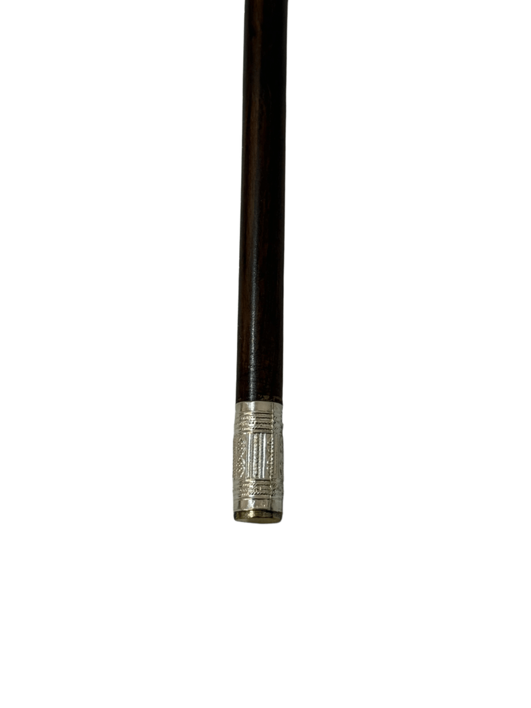 Atam Wood Cane with Silver – Brown Color - 4