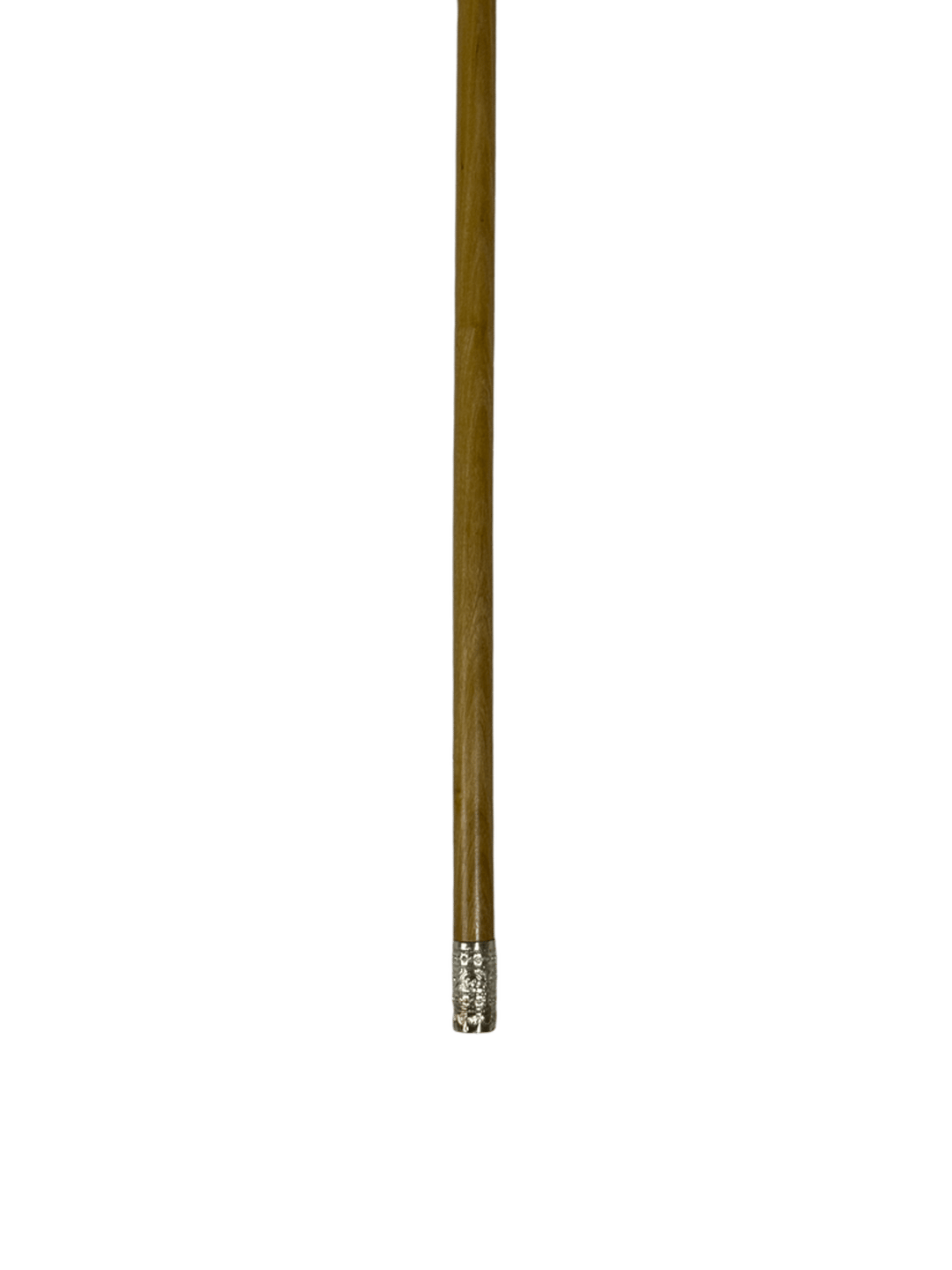 Atam Wood Cane with Silver and Zari-Wrapped Handle - 3