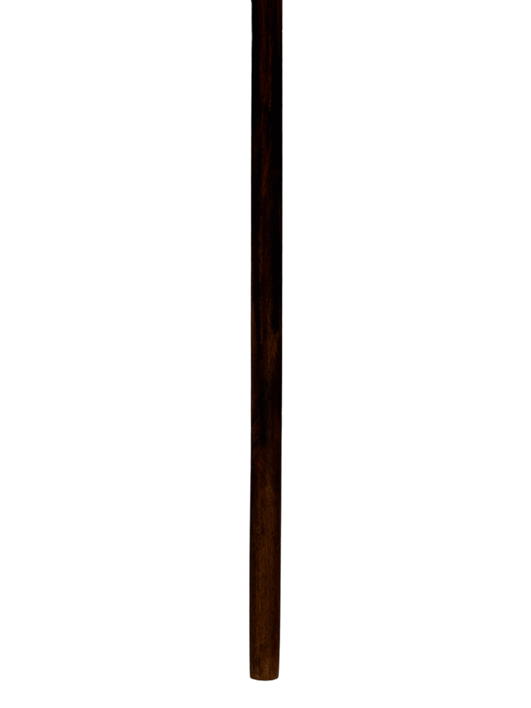 Dark Brown Aatam Wood Cane with Nail Inlay - 2