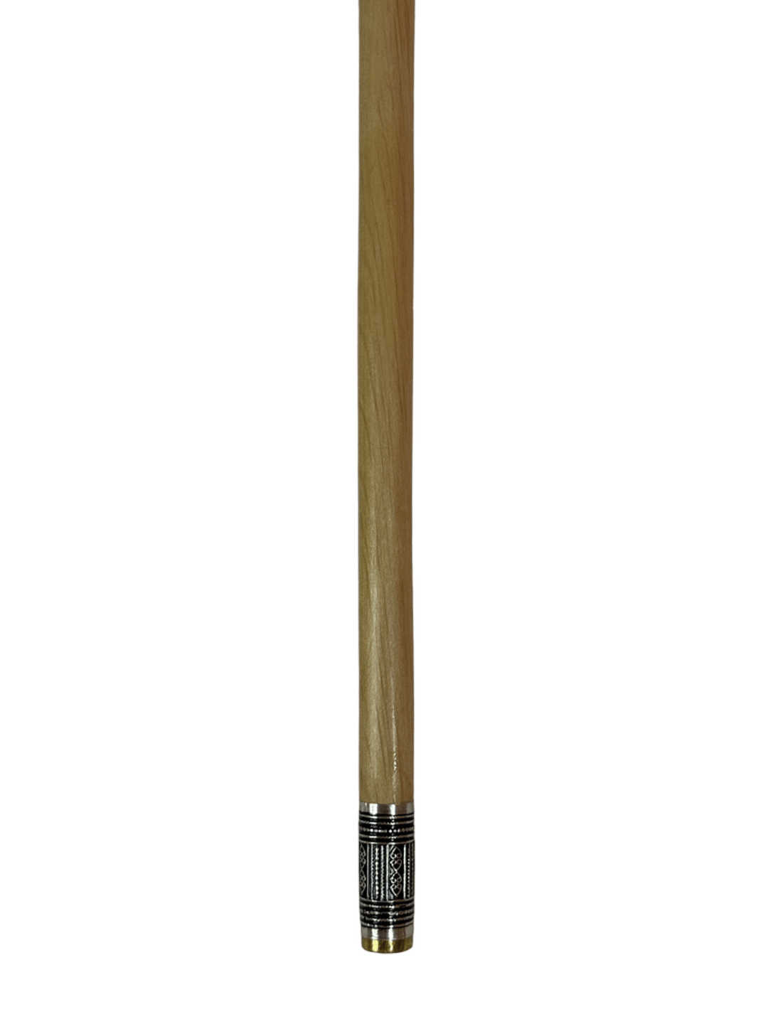 Almond Wood Horse Head Cane with Oxidized Silver - 4