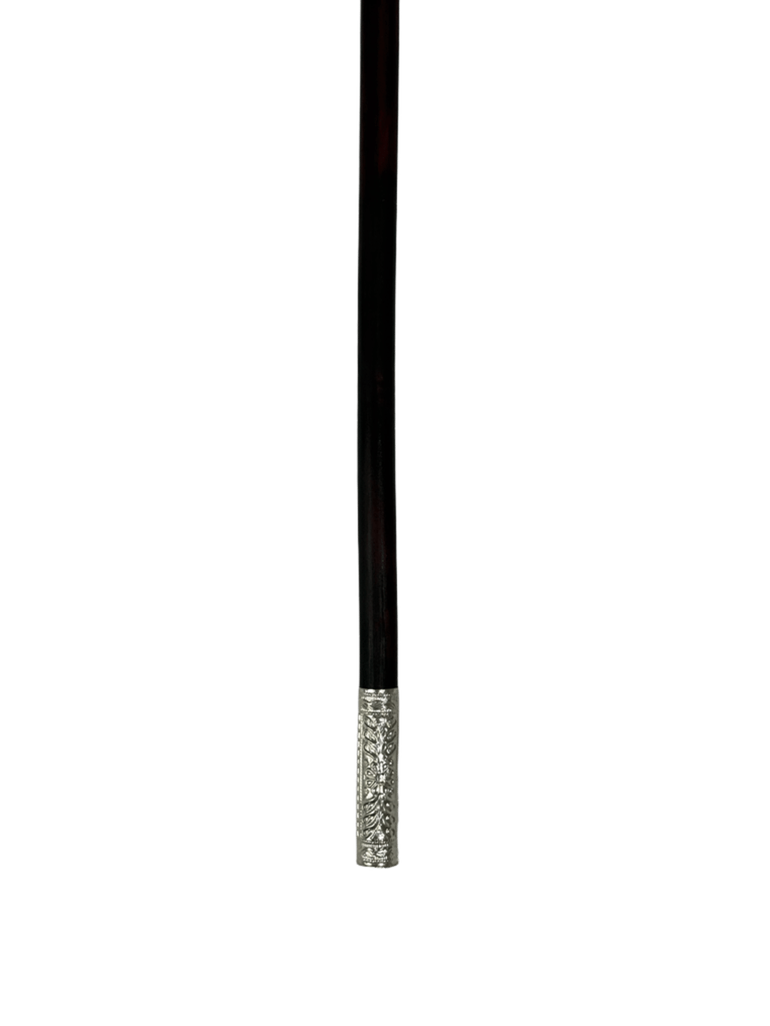 Atam Wood Cane with Silver – Burgundy Color - 4