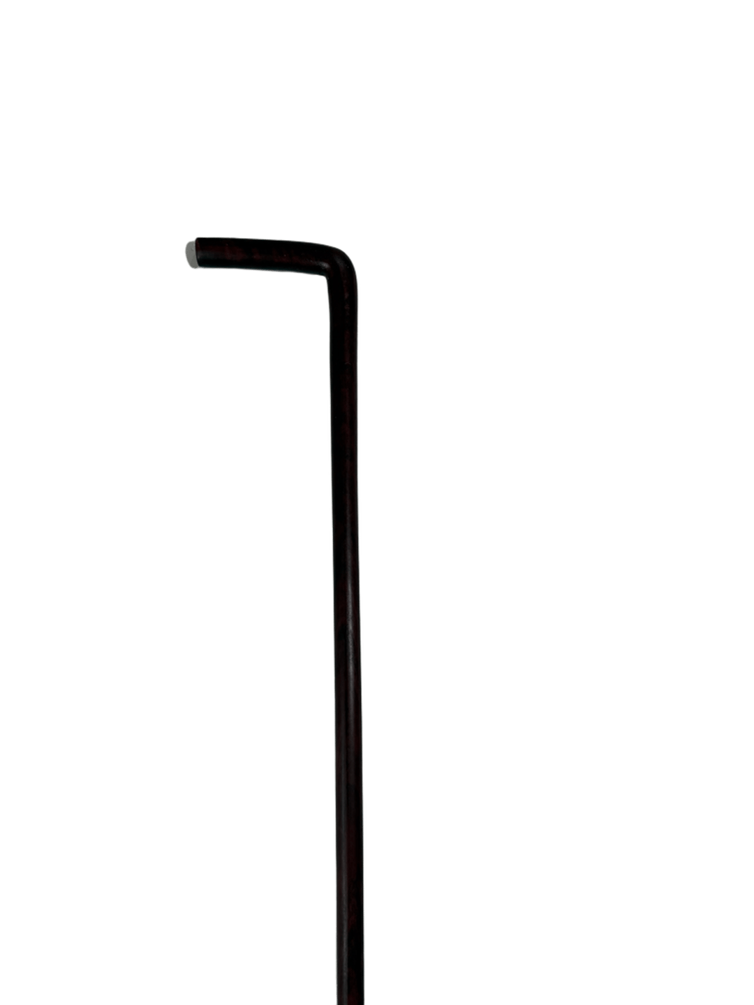 Burgundy Atam Wood Cane with Ruler-Style Handle - 2