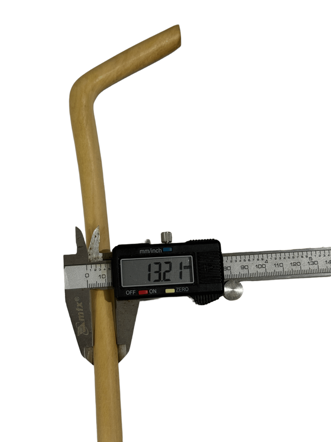Plain Carved Atam Wood Cane – Natural Color (Y3) - 4