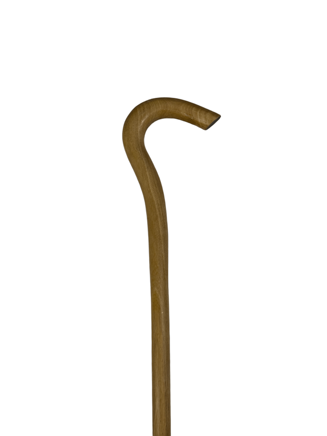 Plain Carved Olive Wood Cane – Natural Color (F1) - 2