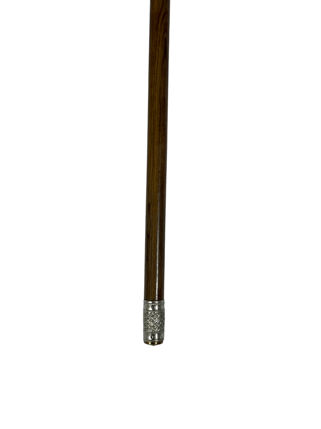 Atam Wood Cane in Natural Color with Silver and Agate - 4