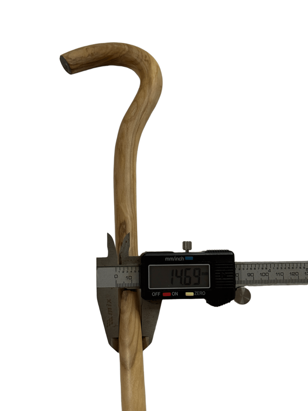 Plain Olive Wood Cane – Natural Color - 4