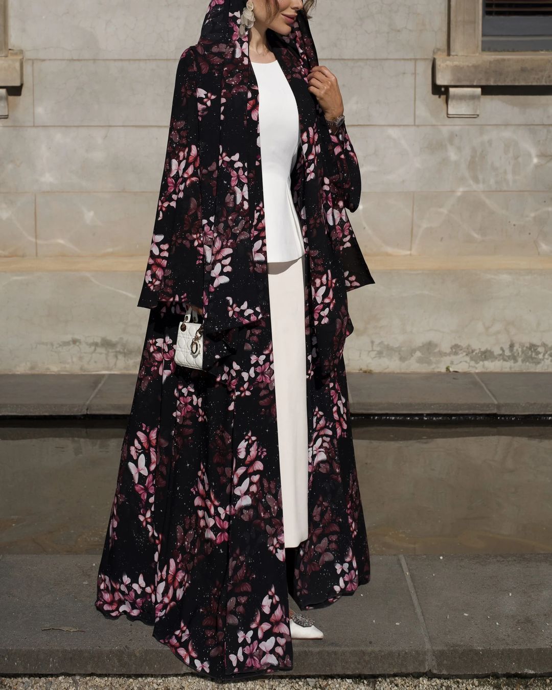 Asma butterfly abaya - 1