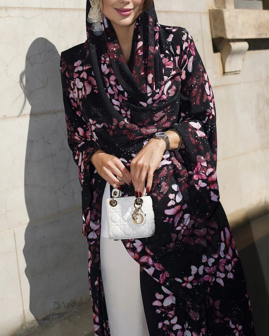 Asma butterfly abaya - 2