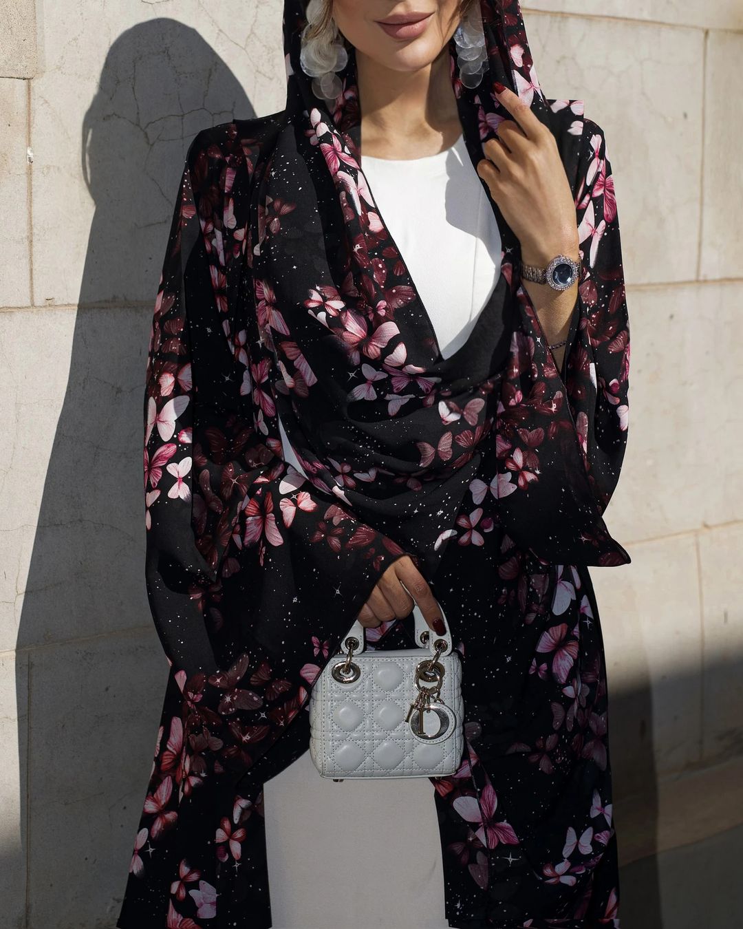 Asma butterfly abaya - 3