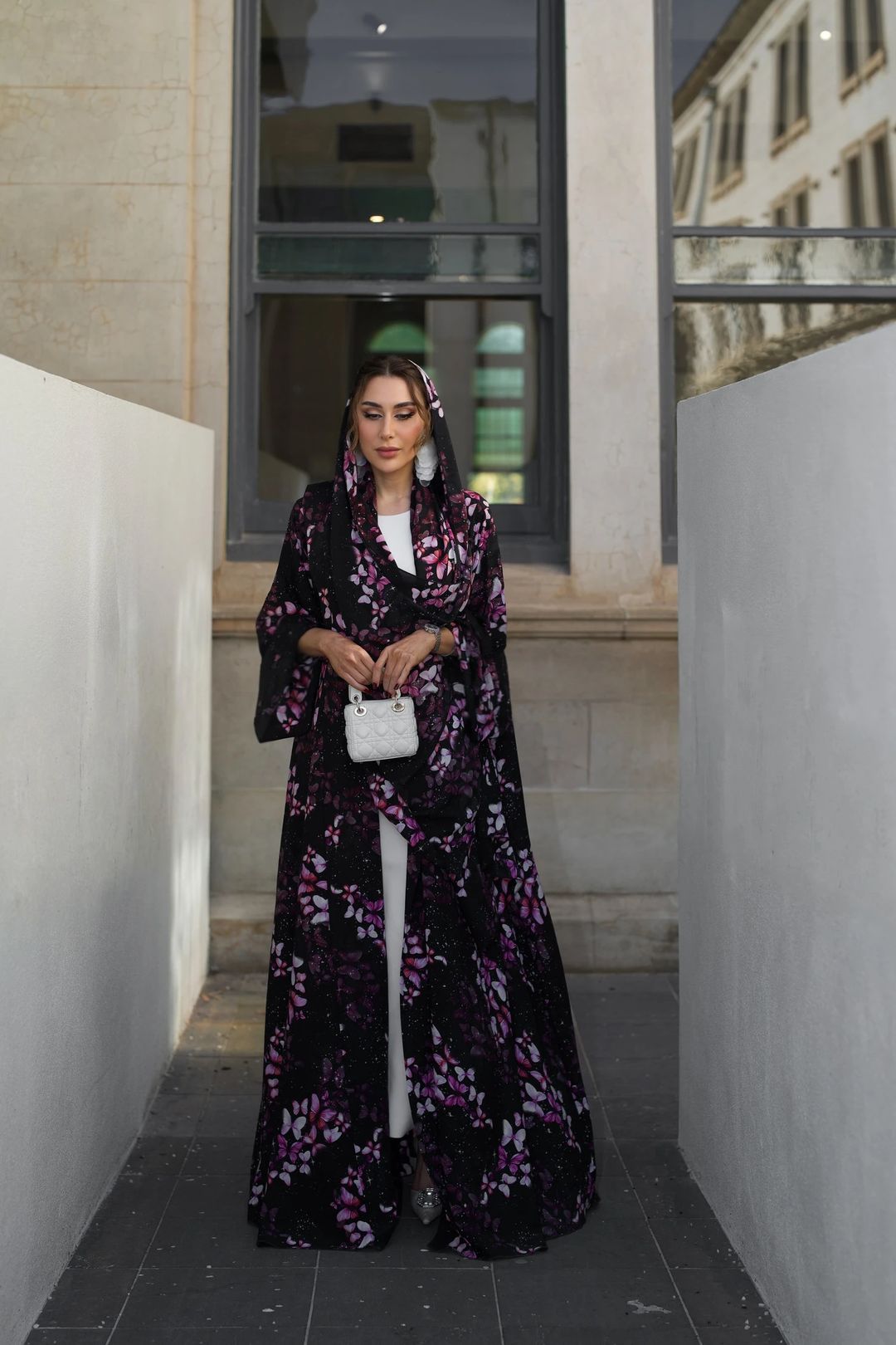 Asma butterfly abaya - 6