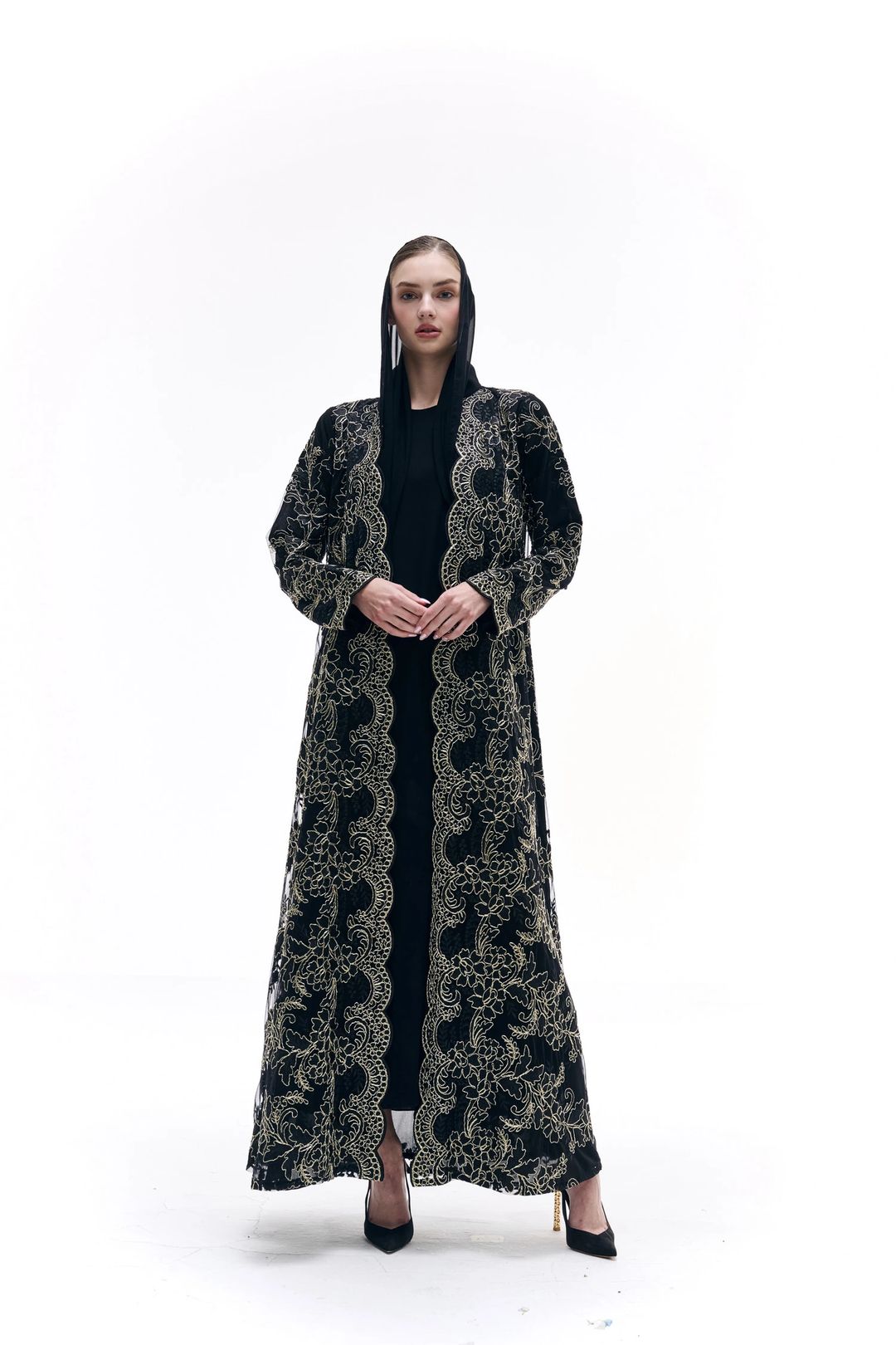 Gold abaya - 4