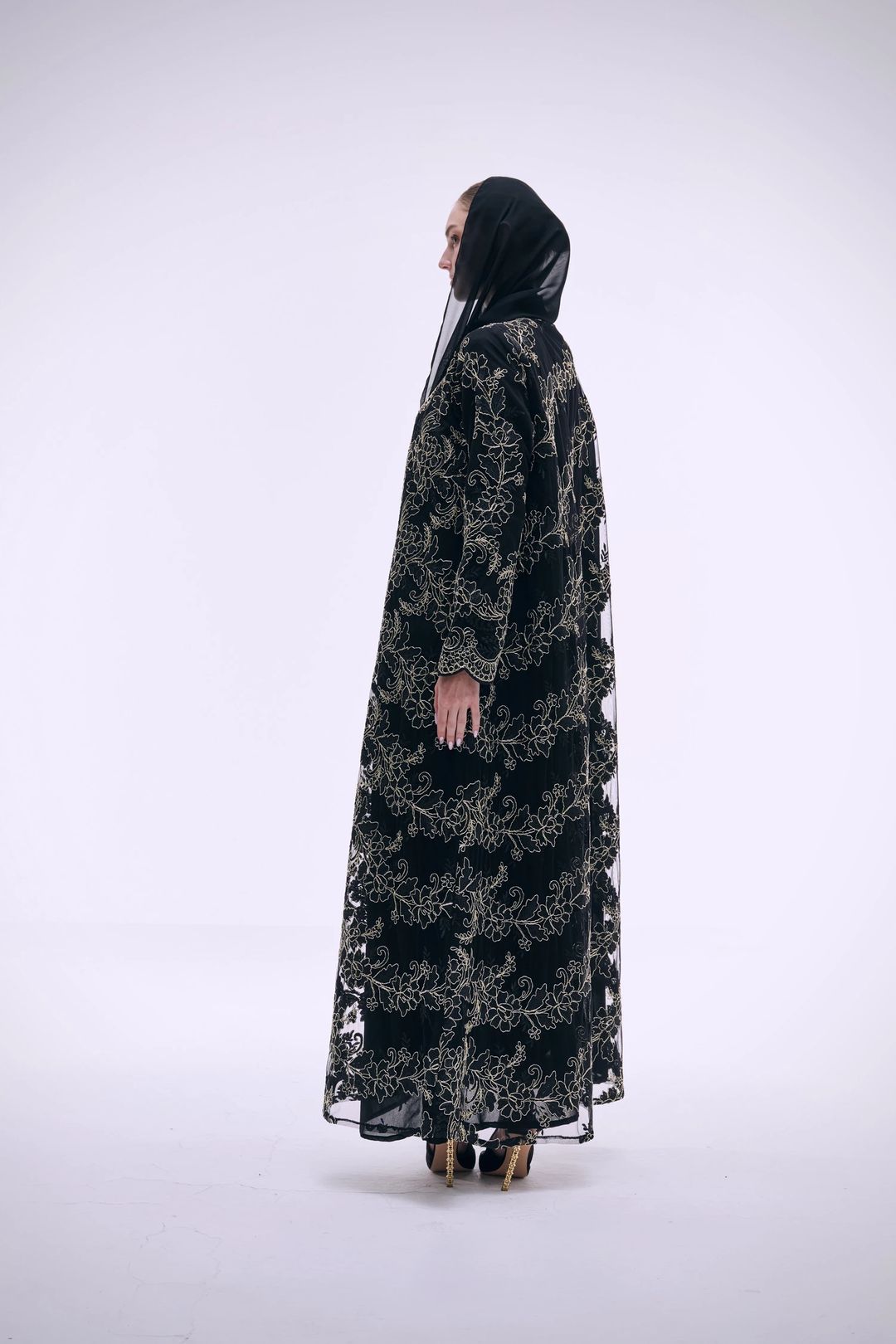 Gold abaya - 5