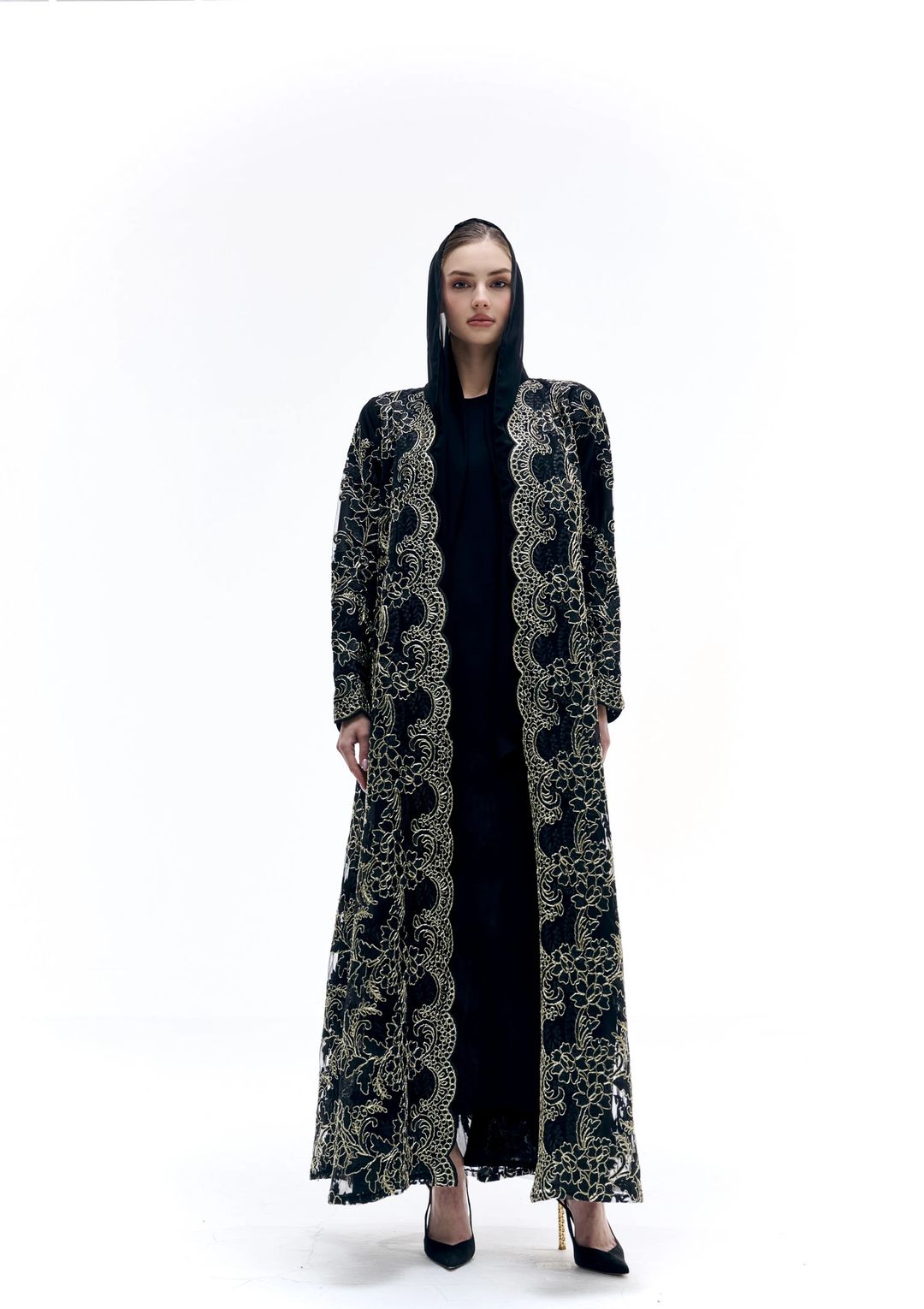 Gold abaya - 3