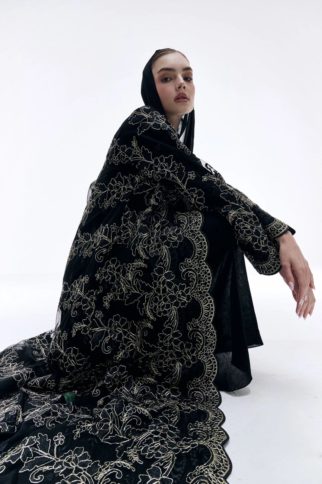 Gold abaya - 1