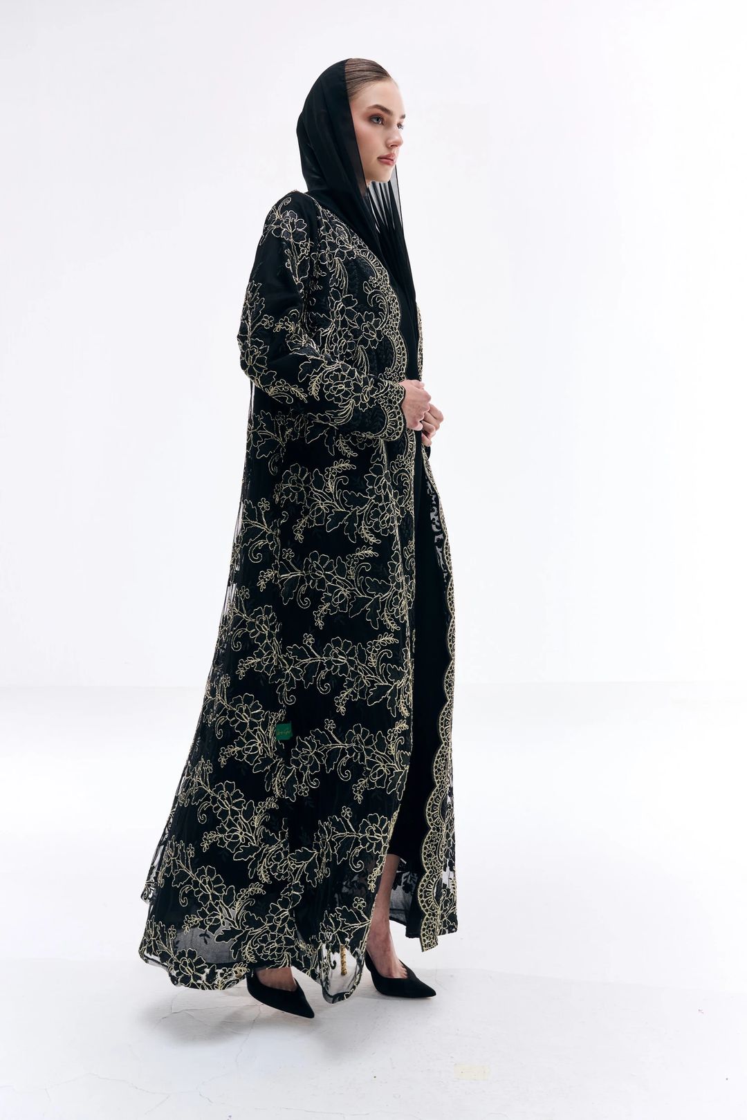 Gold abaya - 8