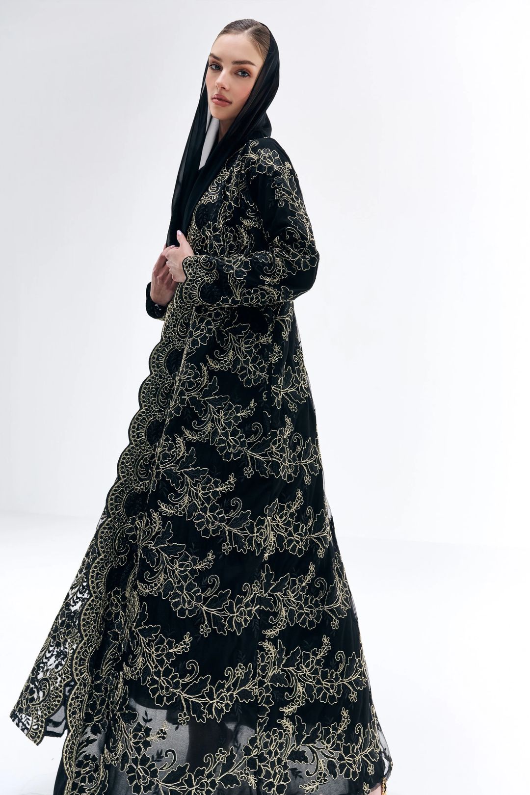 Gold abaya - 7