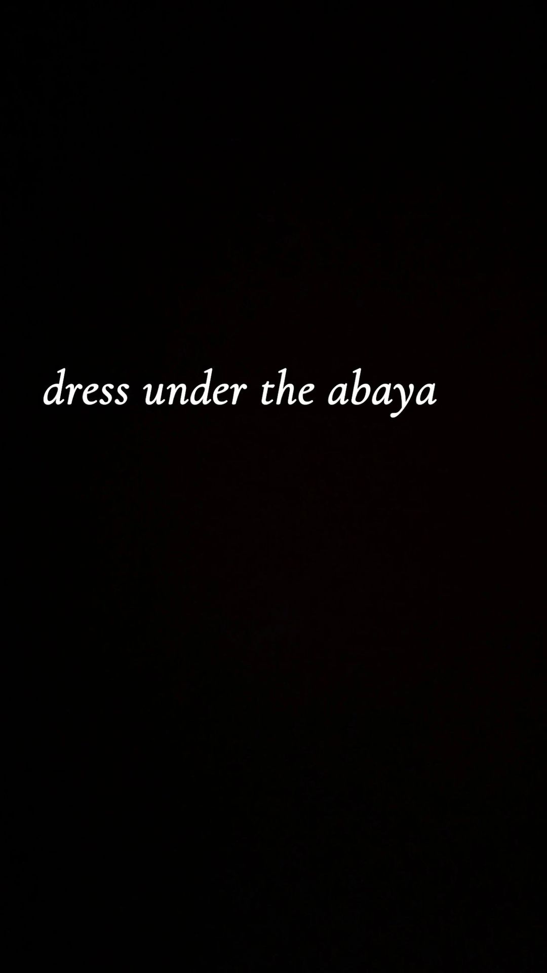 Dress under abaya plain - 1