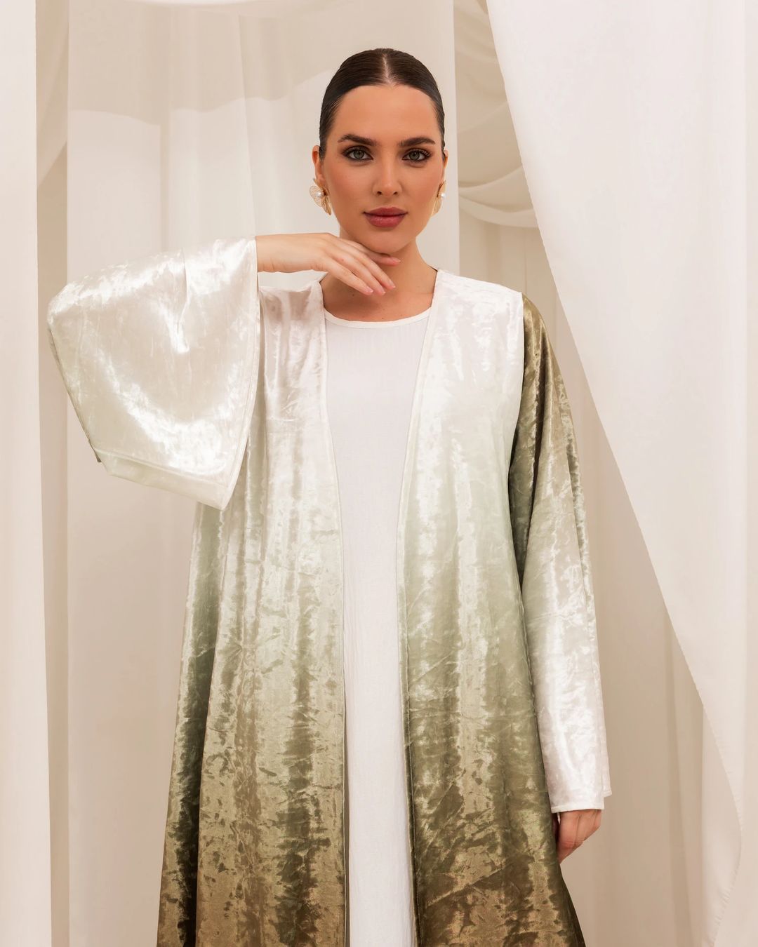 Ambreh gold abaya - 2