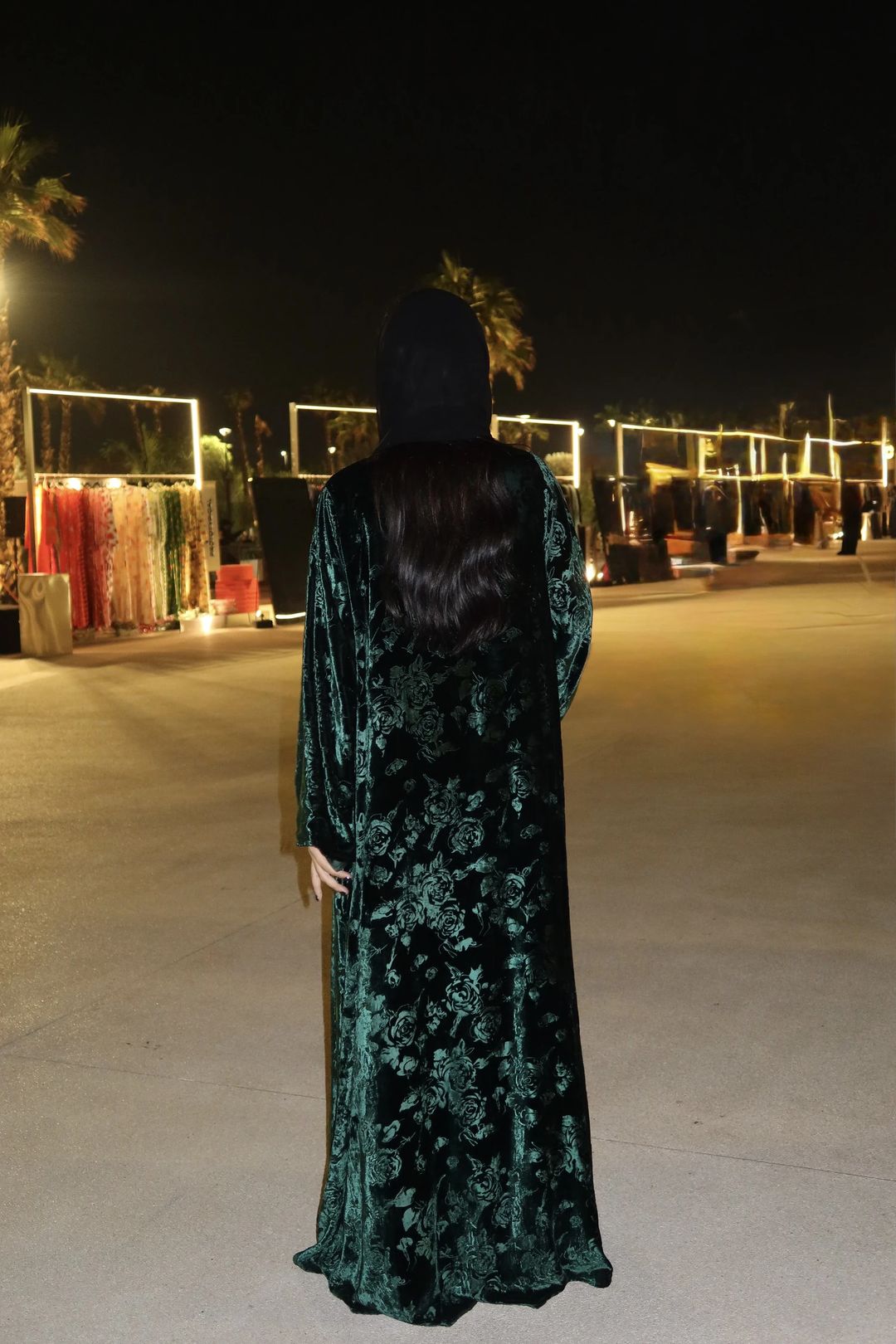 Imperial green abaya - 1