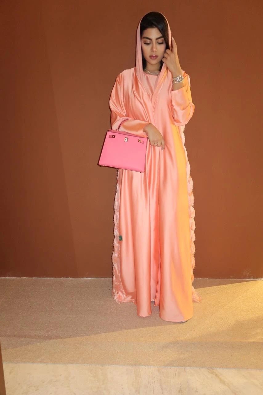 Apricot abaya - 2