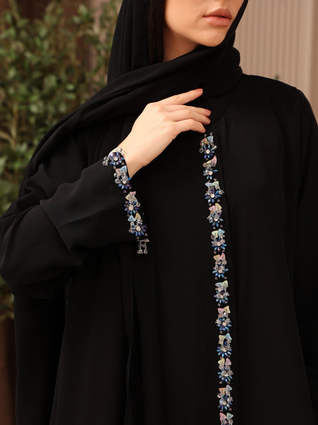 Embroidery abaya 2 - 2