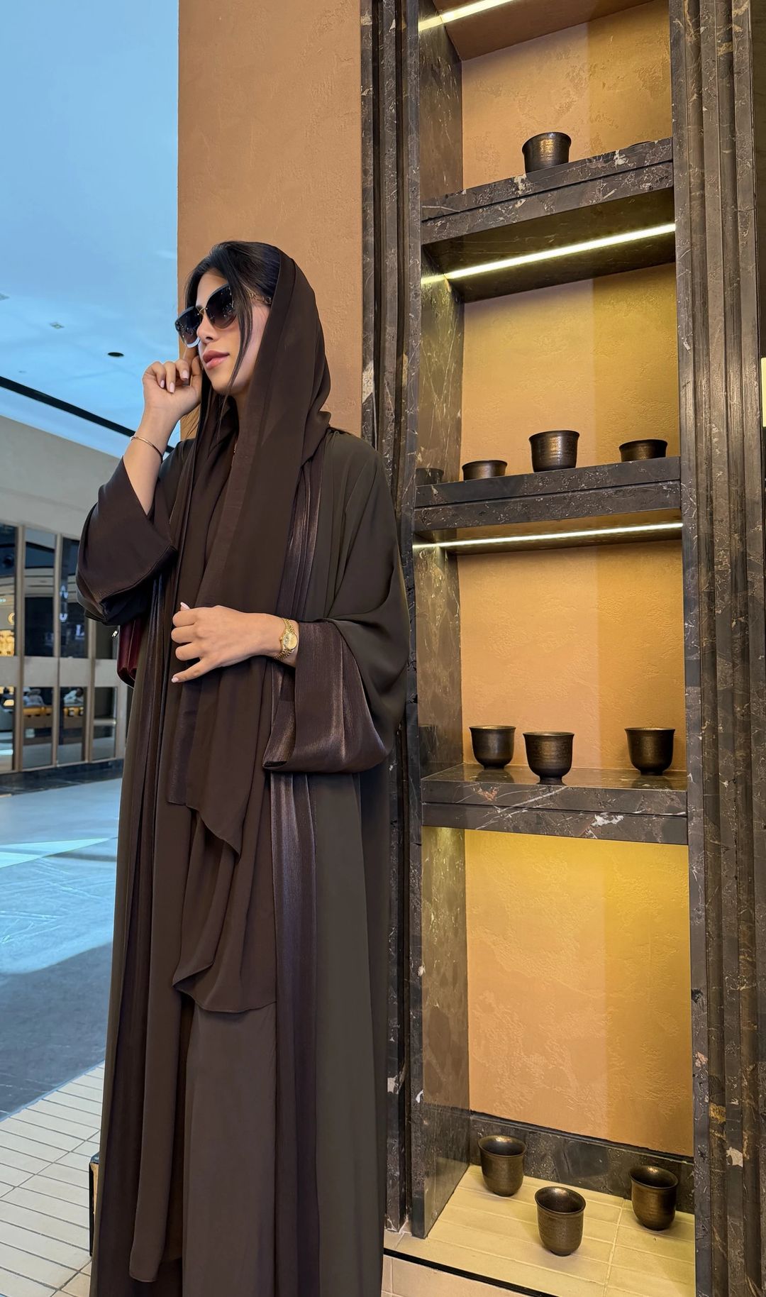 Brown abaya - 1