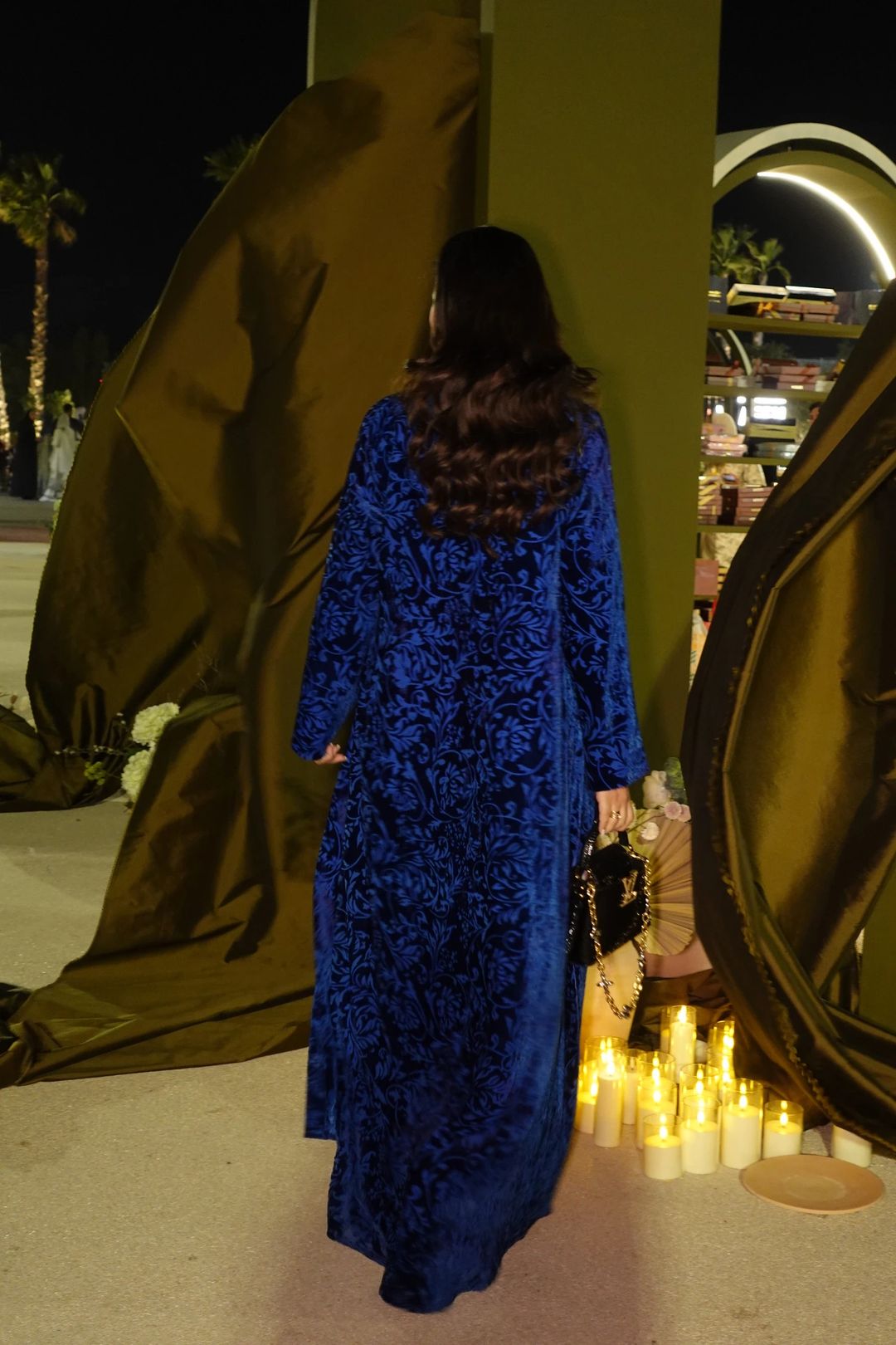 Lara Royal blue abaya - 2