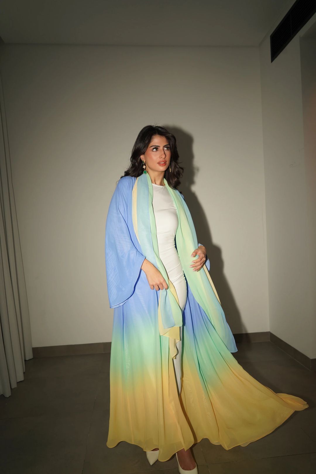 Colorful abaya - 1