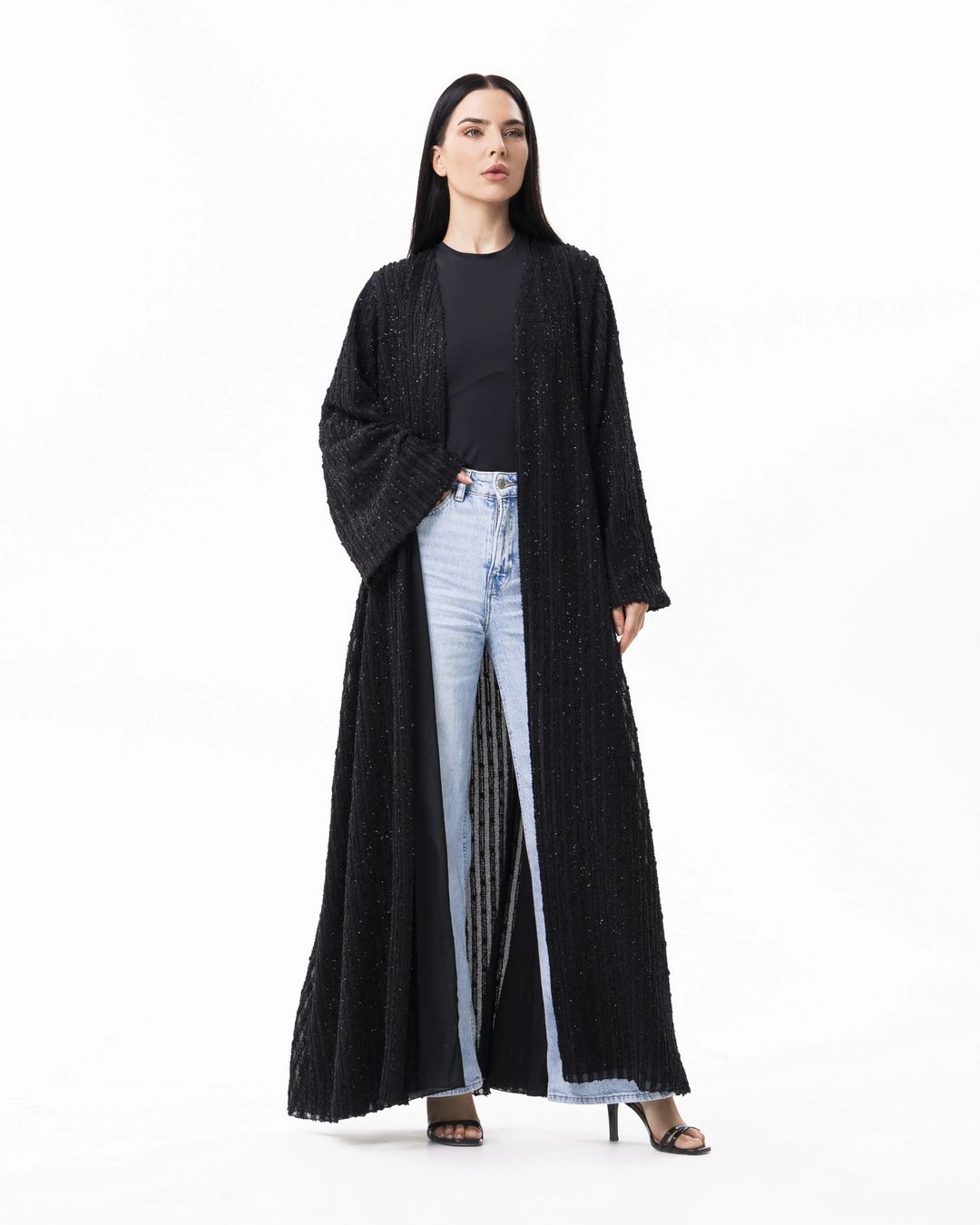 black winter abaya - 2