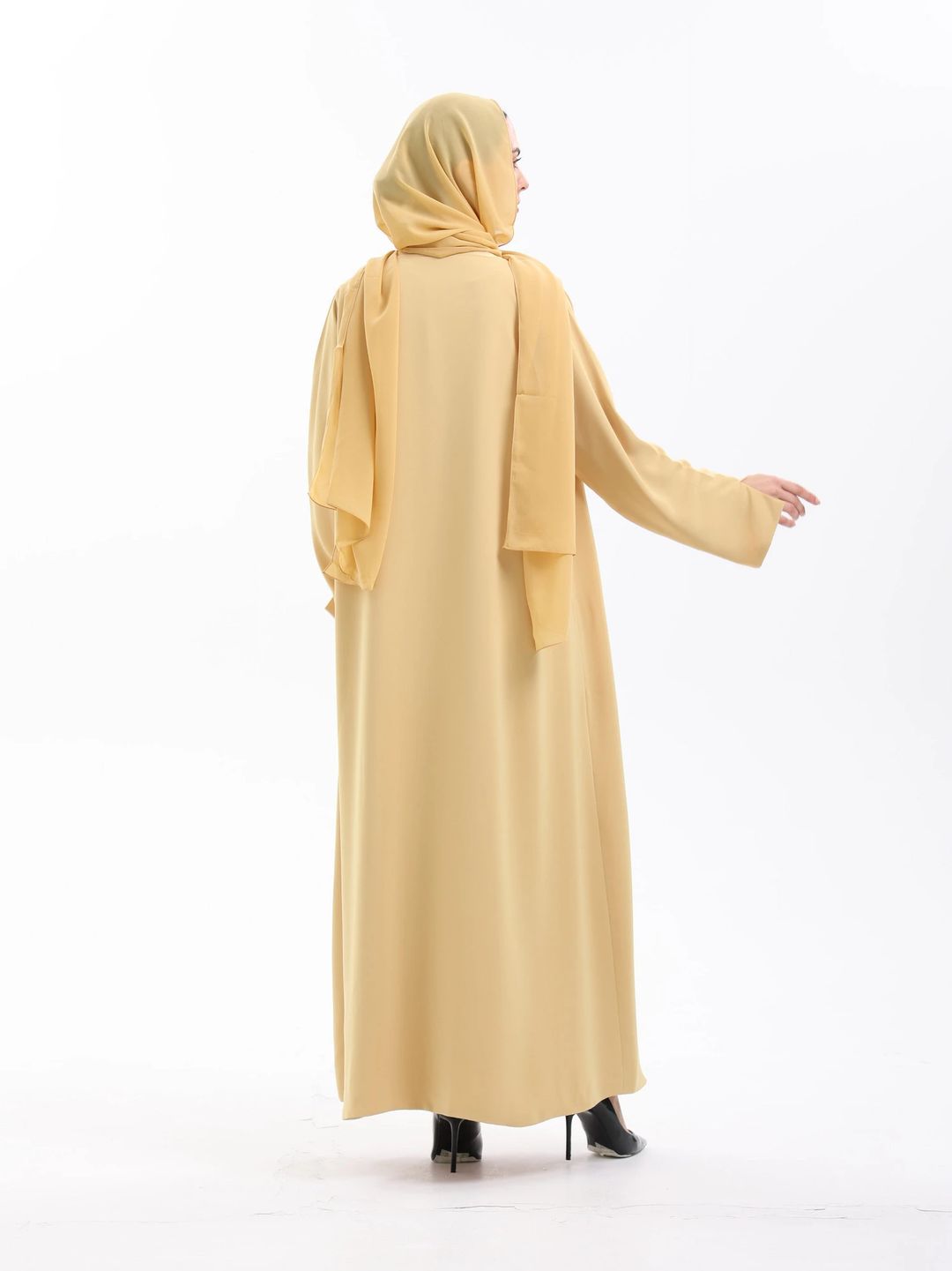 Yellow abaya - 2
