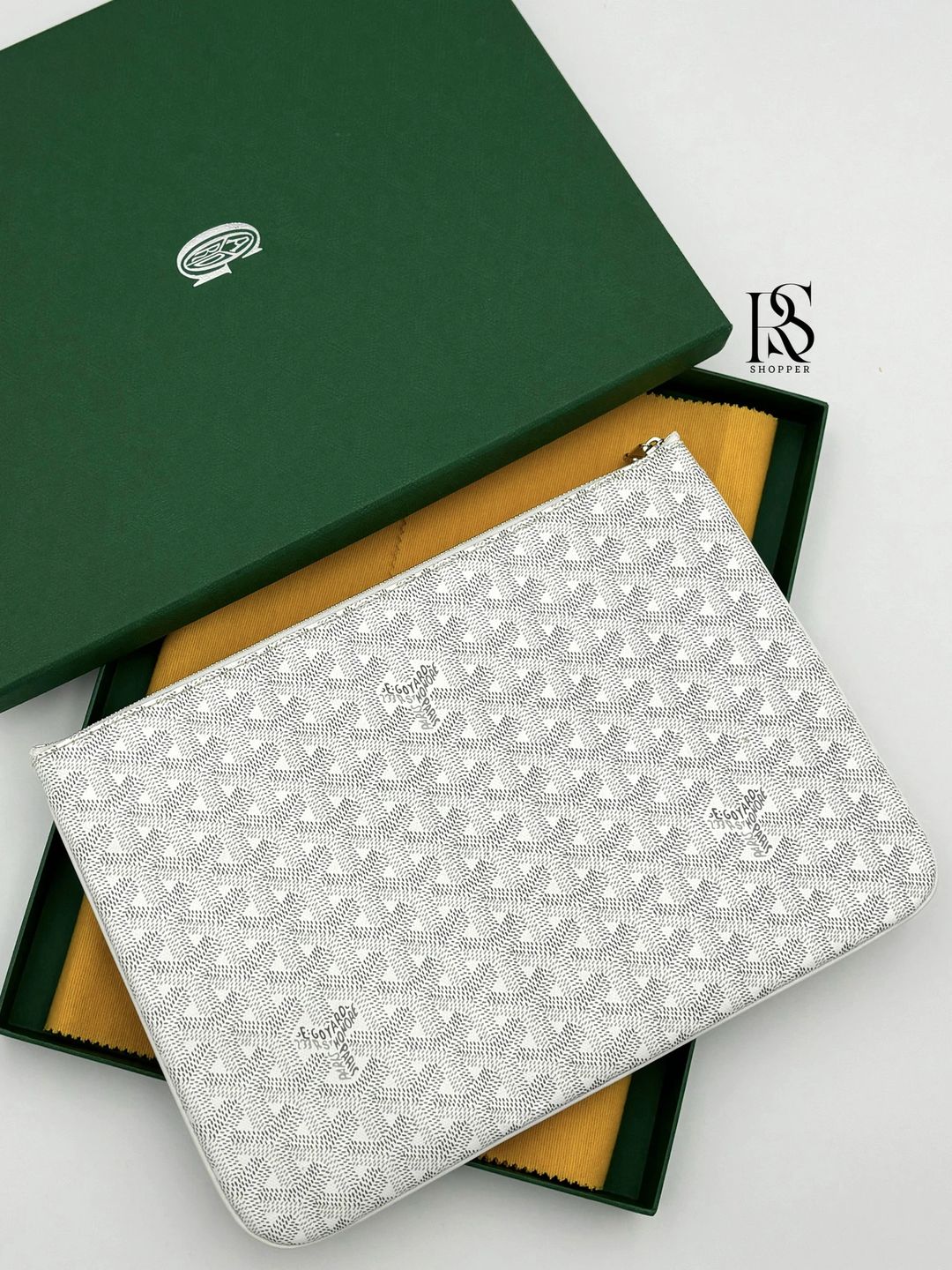 Goyard Senat GM Pouch White - 1