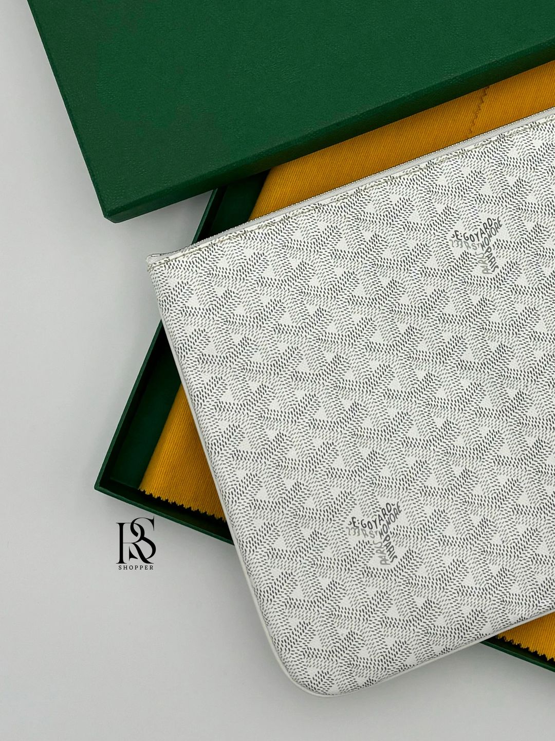 Goyard Senat GM Pouch White - 2