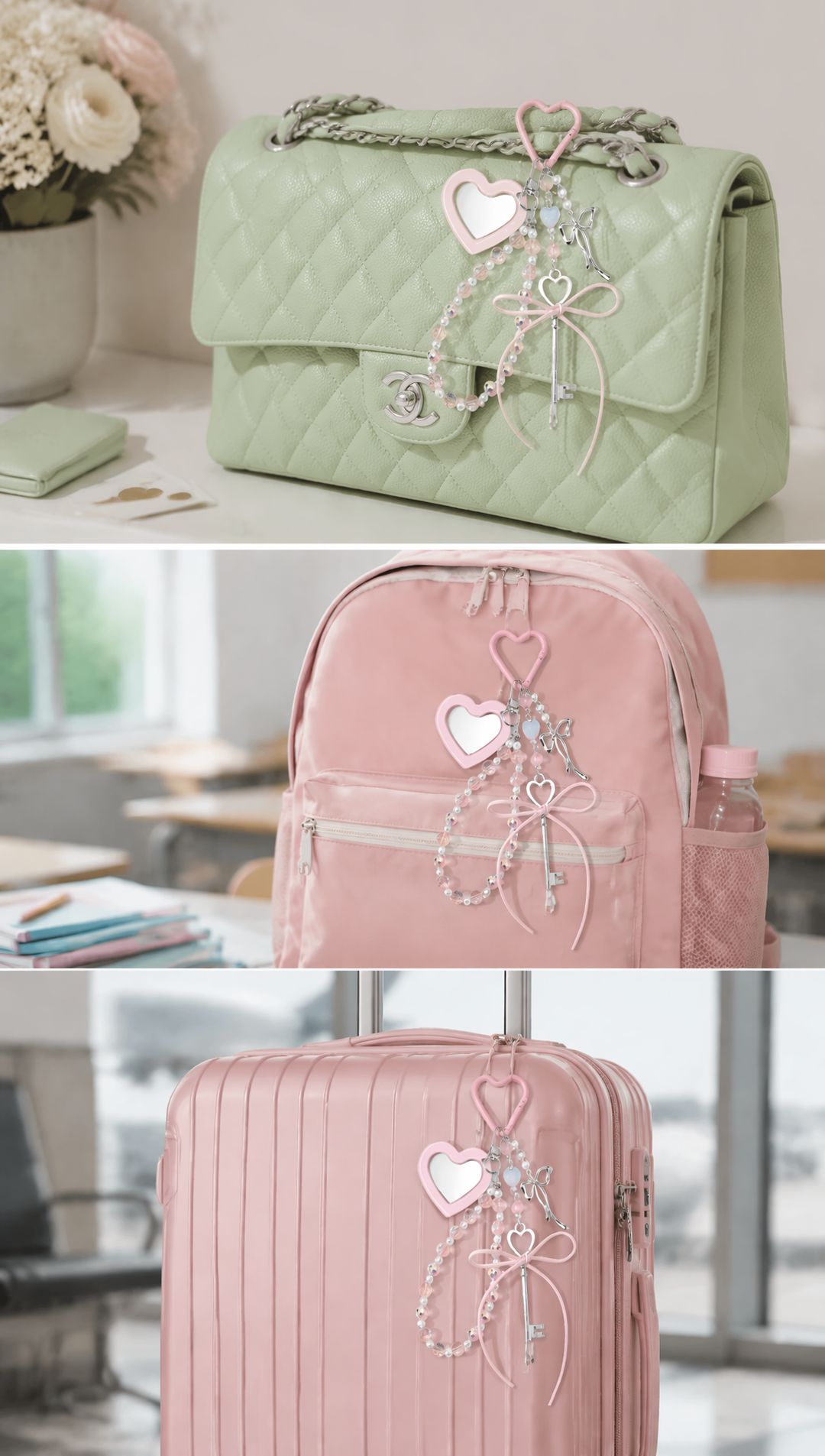 Aprilz Heart Key Dream Charm - 2