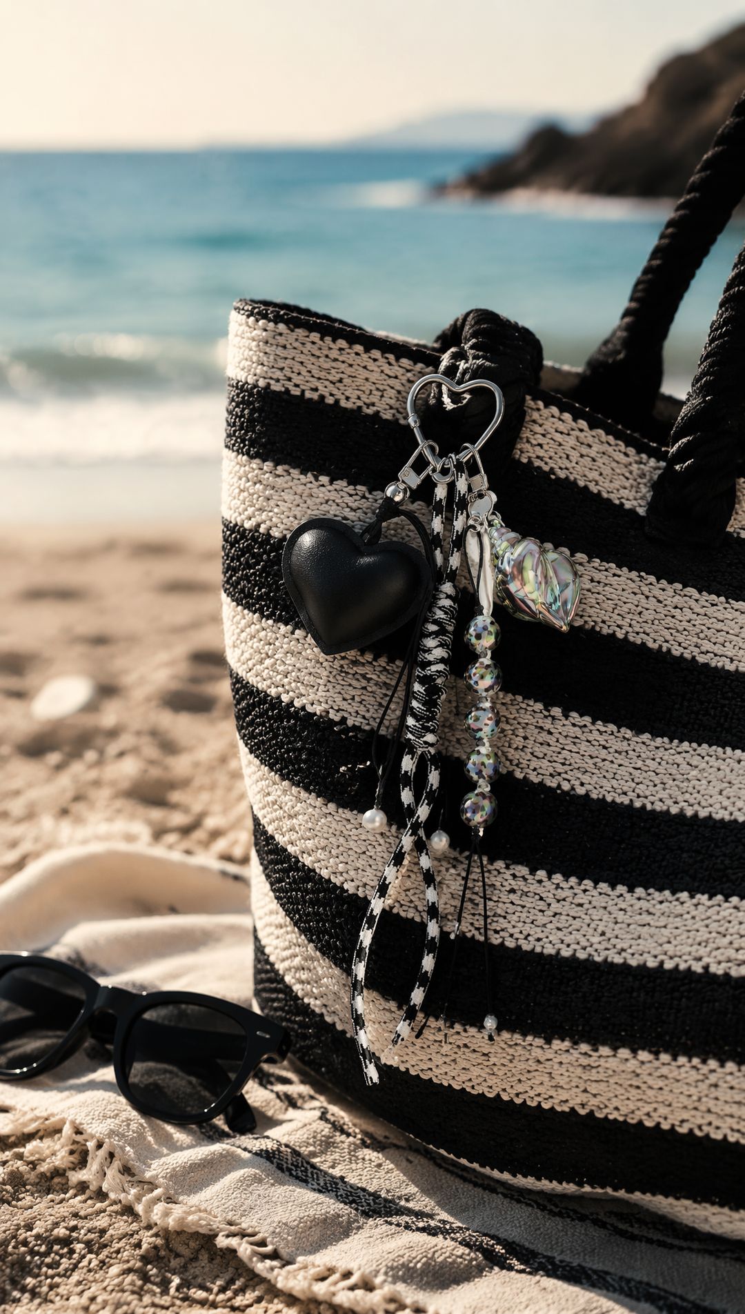 Aprilz Noir Heart Charm - 2