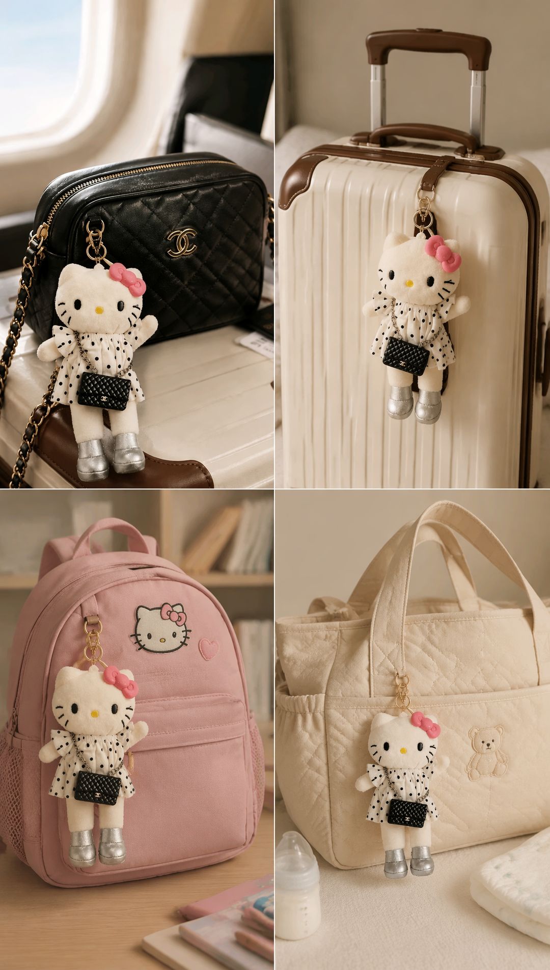 Aprilz Polka Kitty Charm - 2
