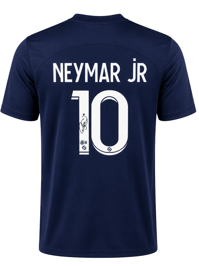 NEYMAR JR SIGNED 2022/23 PSG JERSEY (BECKETT) - 6