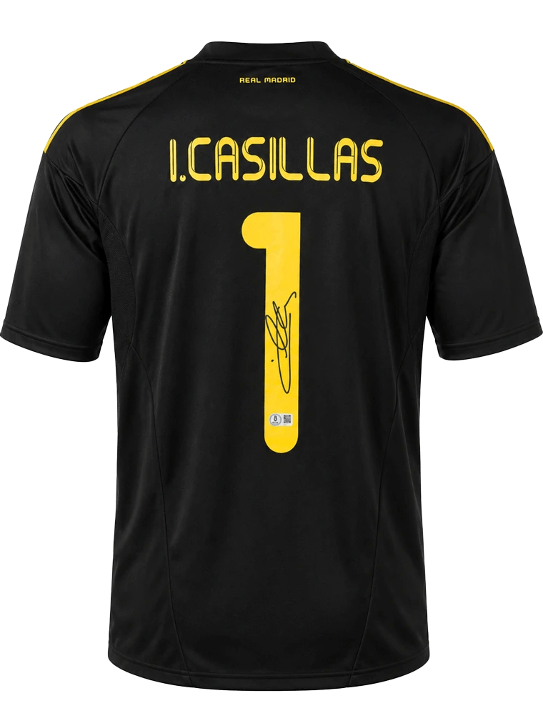 IKER CASILLAS SIGNED 2004/05 REAL MADRID JERSEY (BECKETT) - 1
