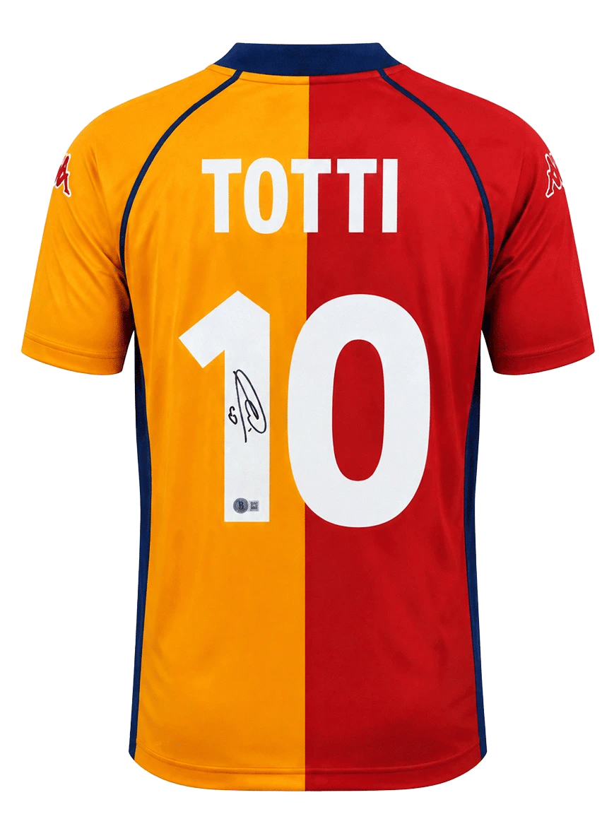 FRANSESCO TOTTI 2001/02 SIGNED ROMA JERSEY (BECKETT) - 1