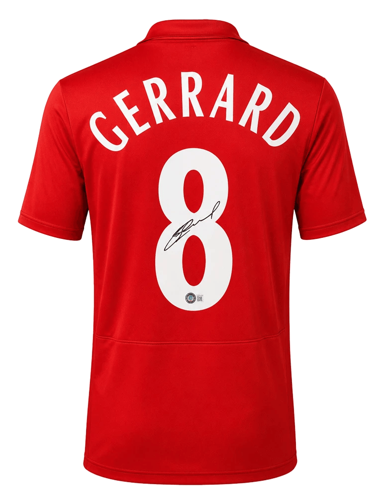 Steven Gerrard & Frank Lampard Signed Liverpool & Chelsea Jerseys (Dual Framed) - 2