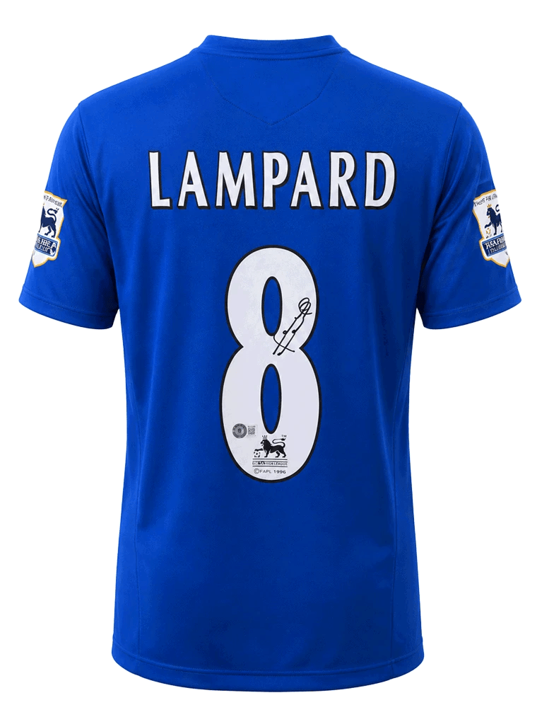 Didier Drogba & Frank Lampard Signed Chelsea Jerseys (Dual Framed) - 3