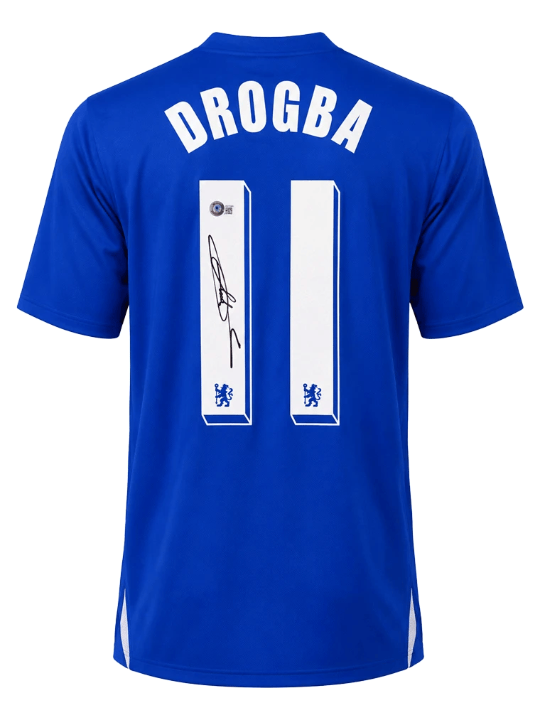Didier Drogba & Frank Lampard Signed Chelsea Jerseys (Dual Framed) - 2