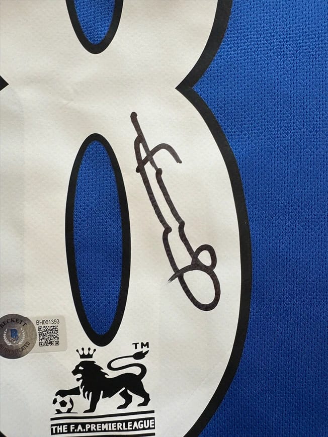 FRANK LAMPARD SIGNED 2004/05 CHELSEA JERSEY (BECKETT) - 8
