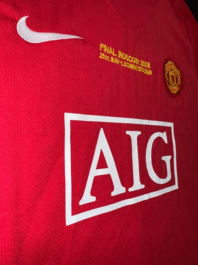 RYAN GIGGS SIGNED 2007/08 MANCHESTER UNITED JERSEY (BECKETT) - 8