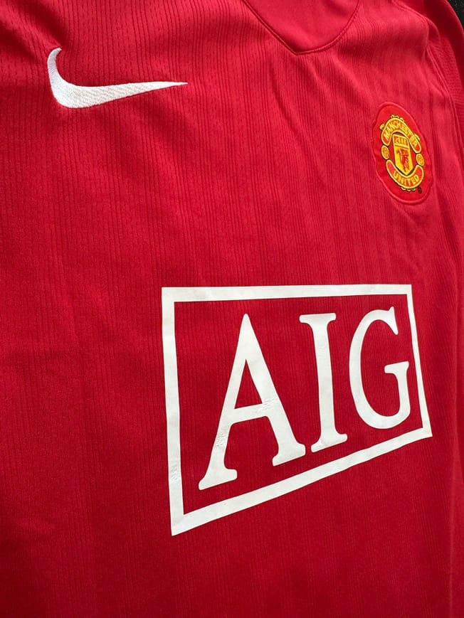 Wayne Rooney Signed 2007/08 Manchester United Jersey (BECKETT) - 10