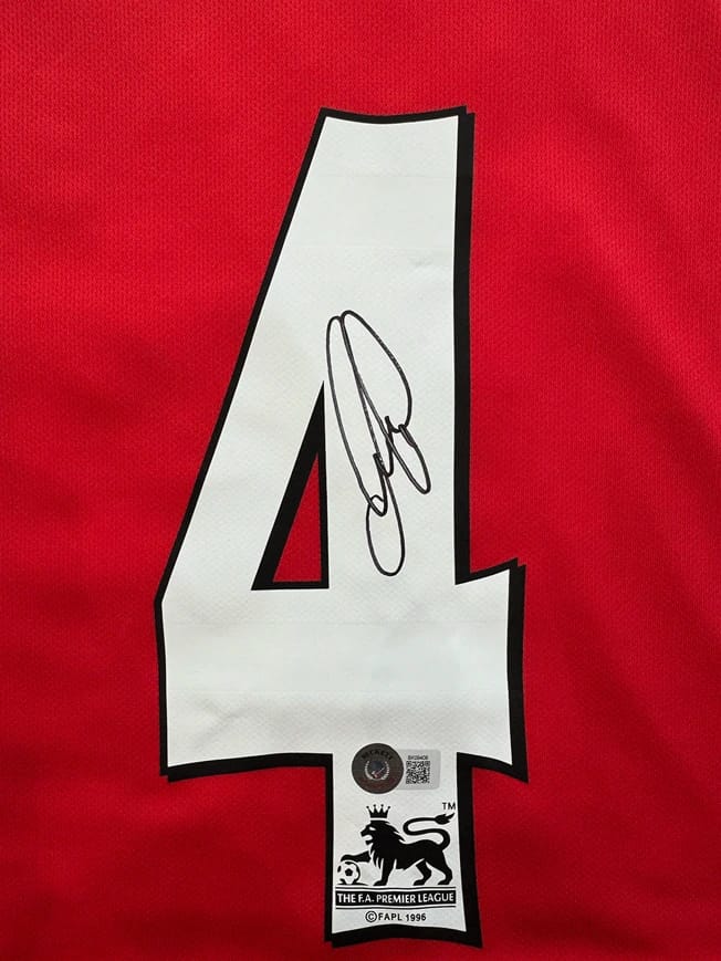 Patrick Vieira Signed  2002/04 Arsenal Jersey (BECKETT) - 8