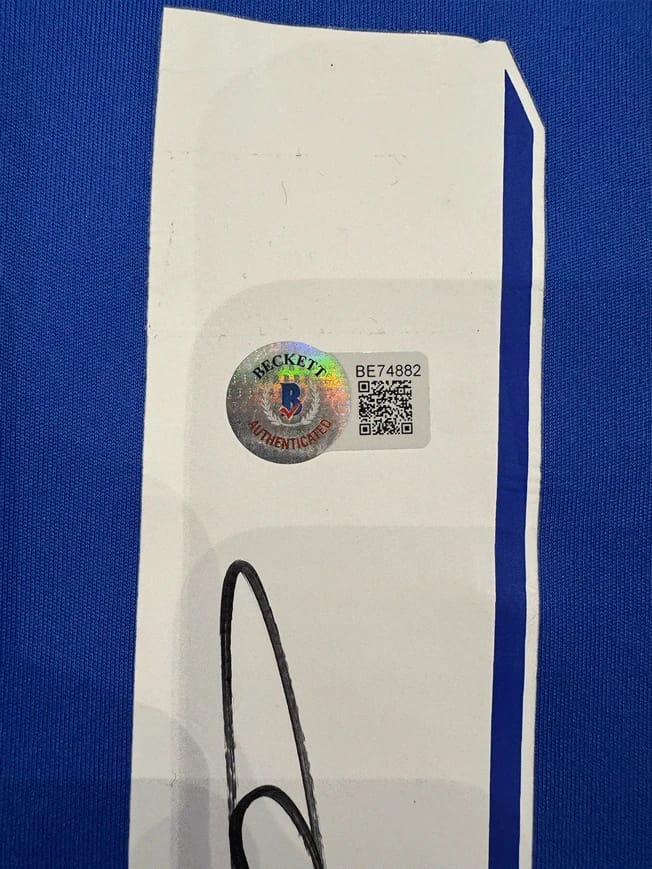 Didier Drogba Signed 2011/12 Chelsea FC Jersey (BECKETT) - 14