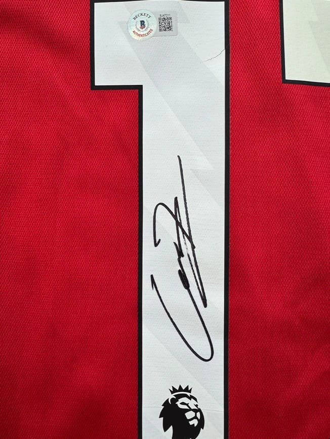 Alejandro Garnacho Signed 2023/24 Manchester United Jersey (BECKETT) - 9