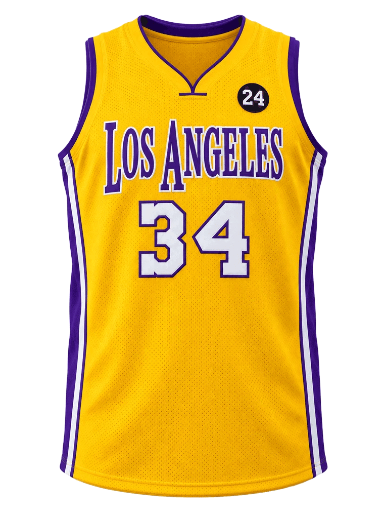 Shaquille O'Neal Signed Los Angeles Lakers CUSTOM Jersey (BECKETT) - 10