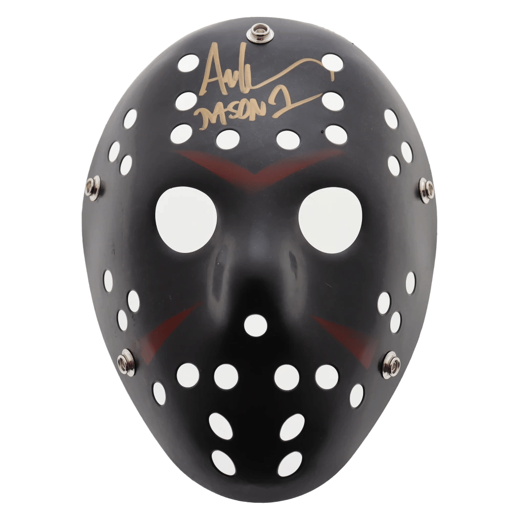 Ari Lehman Signed "Friday the 13th" Black Mask (Beckett) - 1